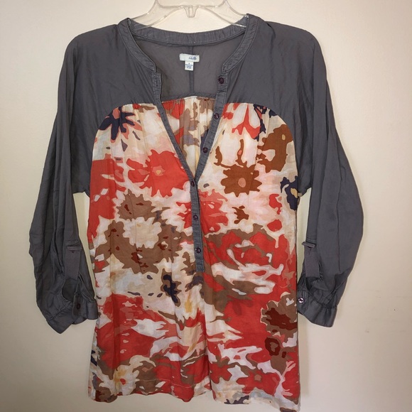 Anthropologie Tops - SALE!✅ ANTHROPOLOGIE Odille Tunic Top Camo Shirt 4